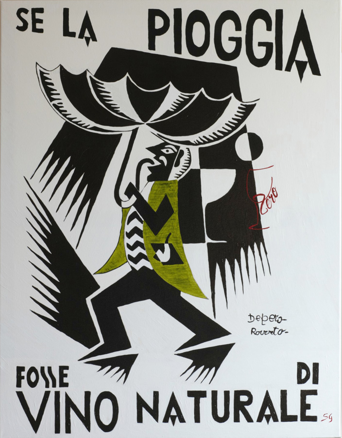 Se la pioggia fosse, copia di Depero